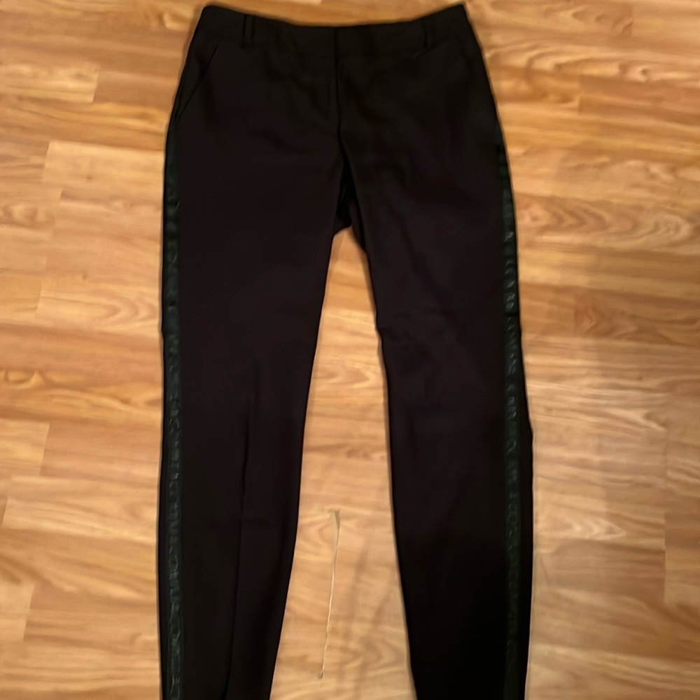 Comma tuxedo style pants rubber writing side leg size 36 (measures 32 inches)